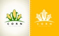 Ear of corn logo vector. Food design. Royalty Free Stock Photo